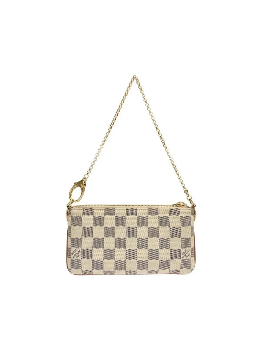 Louis Vuitton Damier Azur Pochette Mirror MM Pouch